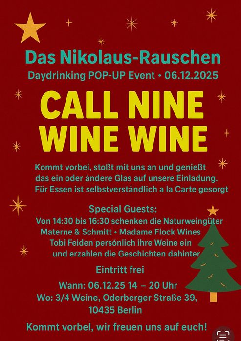 Call Nine Wine Wine