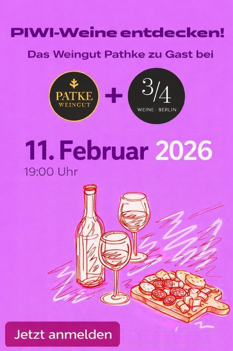 Piwi Weine bei Dreiviertel Weine Berlin